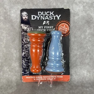 Nuovo con scatola! Duck Dynasty My First Duck Call Confezione da 2 Chiamate Quack - Foto 1 di 5