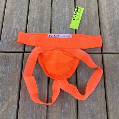 C-IN2 men Ollie Orange Superbright Jock strap jockstraps underwear size S L XL - Image 1 of 4