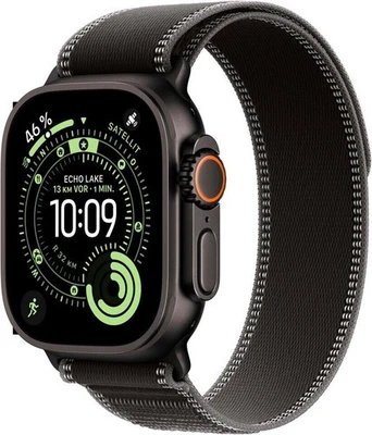 Apple Watch Ultra 3 GPS + Cellular 49mm Black Titanium mit Black/Charcoal M/L