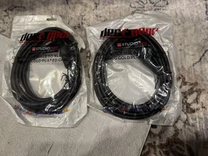 Deco Gear XLR 10' Male to XLR Female 16AWG Gold Plated Cable Accessories Lot - Picture 1 of 4