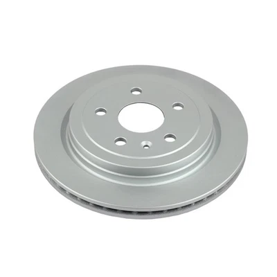 Rotores traseros PowerStop Evolution genuinos recubiertos geométricos para Cadillac CTS Foto 1 de 3