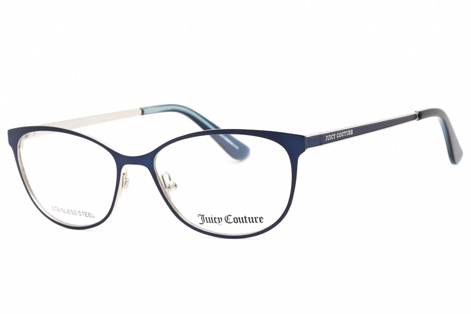 Juicy Couture 206 Eyeglasses RX Matte Blue Rectangular 51mm & Authentic