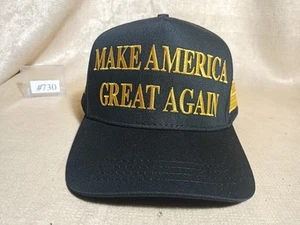 "Never Surrender" Official Cali-fame Campaign Hat Black/Gold MAGA #730 - Picture 1 of 6