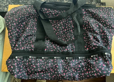 Bolso de Lona LeSportSac Dakota Mediano De Lujo Viaje para Pasar la Noche Gimnasio Bolsa Foto 1 de 4