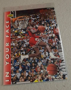 Michael Jordan. 1985-1990. Upper Deck.  In Your Face- Error Card#453 - Picture 1 of 2