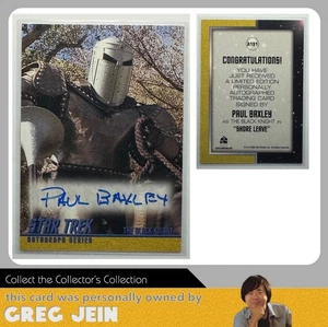 2006 Rittenhouse Star Trek (TOS) Autogramm A191 Paul Baxley as the Black Knight - Bild 1 von 3