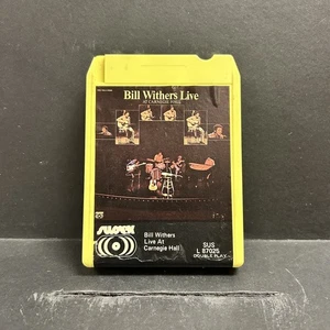 BILL WITHERS Live at Carnegie Hall 8-TRACK Cartridge SOUL 1973 Sussex Records - Picture 1 of 6