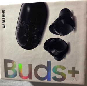 Samsung Galaxy Buds+ Plus True Wireless SM-R175 Black GUC - Picture 1 of 6