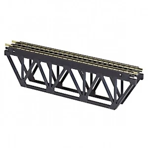 Atlas #884 Deck Truss Bridge Kit - HO Scale - Code 100 Rails - Black Ties - Picture 1 of 2