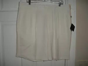 NUOVO pantaloncino golf Alan Flusser uomo taglia 40 - bianco - nuovo con etichetta nuovo con etichetta - Foto 1 di 4