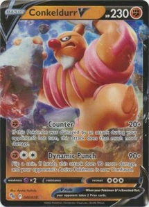 Pokemon Go TCG Conkeldurr V Ultra Rare 040/078 - Picture 1 of 1