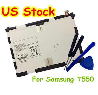 Battery EB-BT550ABA Fr Samsung GALAXY Tab A 9.7 T550 SM-T550 SM-P550 P555C Tools - Image 1 of 2