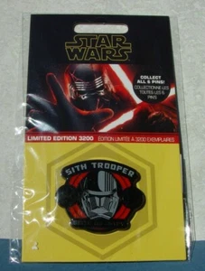 NEW STAR WARS RISE OF SKYWALKER LIMITED EDITION SITH TROOPER PIN DISNEY LE 3200 - Picture 1 of 1