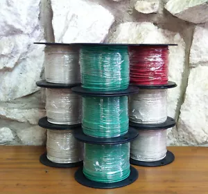500 FT TFN/TEWN WIRE. 16 AWG SOLID BC 600 VOLT. MADE IN USA. 10 COLOR OPTIONS! - Picture 1 of 4