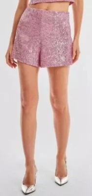The Noli Shop Sequin Shorts in Sweet Pink Size 2 NWT - Image 1 of 4