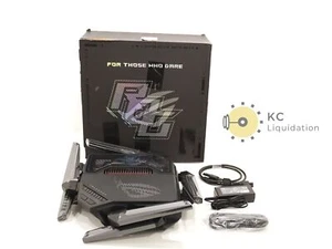 Asus ROG Rapture GT-BE98 Pro BE3000 Quad-Band WIFI 7 Gaming Router - Picture 1 of 7