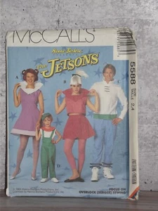 McCall's Costume 5588 Hanna-Barbera The Jetsons Kids Costumes Size 2-4 Uncut B45 - Picture 1 of 1