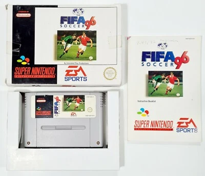 Super Nintendo Spiel FIFA SOCCER 96 dt. PAL Fussball/EA Sports/Liga - Bild 1 von 2