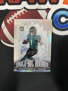 2021 Donruss Optic Travis Etienne Jr. White Hot Rookie RC Silver Insert #WHR-7 - Picture 1 of 2