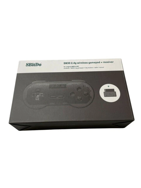 8Bitdo Sn30 2.4G Wireless Gamepad for Original SNES/Super Famicom - Transparent Edition
