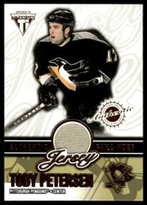 2002-03 Pacific Private Stock Titanium Jerseys TOBY PETERSEN /1320