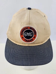Vtg RARE 80’s GMC Snapback Trucker DEALER Hat Patch Mesh General Motors Trucks - Picture 1 of 11
