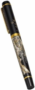 Pluma fuente de laca Yamanaka Maki-e Urushi ola Nami de Japón - Imagen 1 de 2