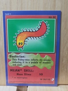 PUKEY-MON 🏆2000 Pacific #36 Trading Card🏆FREE POST