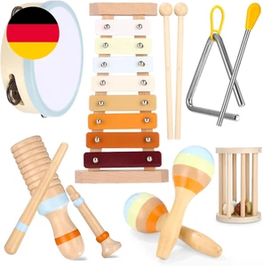 Musikinstrumente Für Kinder, 12 PCS Baby-Musikinstrumente, Kinderspielzeug Ab 2 - Bild 1 von 12