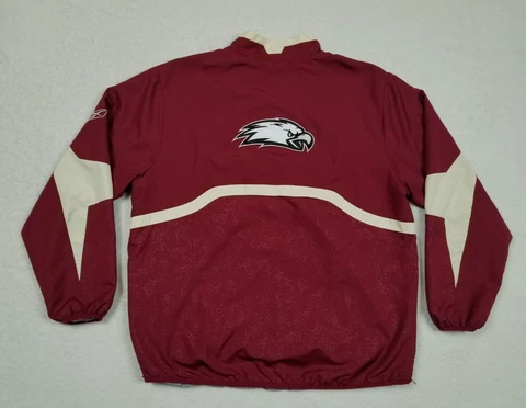 Boston College Eagles 1/4 Zip Pullover Windbreaker Jacket - Sewn On Logos - XL Cover