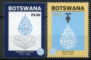 Botswana 2020 MNH Environment Stamps Save Water Utilities 2v Set