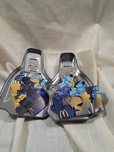 Batman & Batgirl Tin Puzzle Cases & Puzzles 2017 LEGO Collectible - Complete YXW - Picture 1 of 3