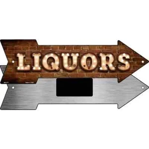 Schnaps Glühbirne Buchstaben 2,25"x8" Pfeil Magnet Kühlschrank Küche Haus - Bild 1 von 2