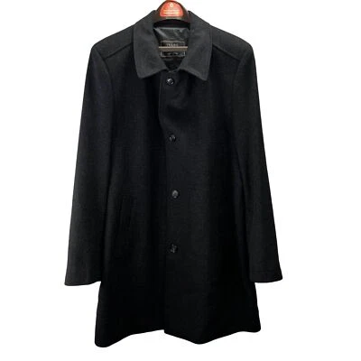 Jos A Bank Reserve Coat Topcoat size 44 Regular Black Cashmere - Image 1 of 4