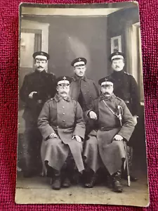 ca 1910 IMPERIAL RUSSIAN SOLDIERS HAT CROSS SWORD UNIFORM VINTAGE ANTIQUE PHOTO - Picture 1 of 2