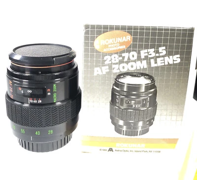 Aetna Rokunar 28-70mm f/3.5-4.5 Macro AF Zoom Minolta Maxxum AF Mount (New) - Image 1 of 4