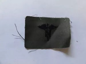 US MILITARY SEW ON PATCH ARMY SUBDUED VIETNAM ERA GERMAN MADE MEDICAL SERVICE CO - Picture 1 of 2
