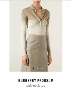 Burberry Prorsum Polo Neck Knitted Silk Top, size M - brand new with tags - Picture 1 of 9