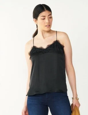 Nine West Mujer - Cami Tejido - Negro - Pequeño - Etiqueta Nueva Foto 1 de 4