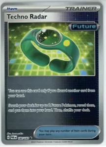 Pokemon Juego de Cartas Coleccionables Techno Radar 180/182 Sv04: Paradox Rift Holograma Inverso - Imagen 1 de 1