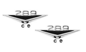 1965 - 1966 Mustang 289 Fender Emblem - PAIR for Both Sides of Car - Bild 1 von 23