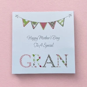 Tarjeta del Día de la Madre Mamá Gran Niñera Nana Abuela Gran Abuela Simple Personalizada - Imagen 1 de 5
