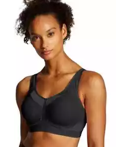Champion Damen Motion Control Bügel Sport BH Schwarz Größe 38DD - Bild 1 von 4