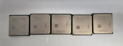 LOTTO CPU AMD 5 pezzi - PIN PIEGATI - Rottami - Recupero Oro - Riparazione - Immagine 1 di 2