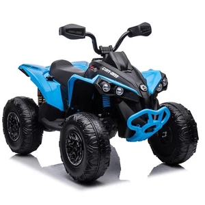 24V 800W Licenced Can-Am Renegade 4×4 Electric ATV Quad Bike for Kids - Blue - Picture 1 of 19