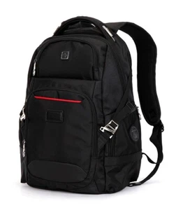 Swiss 15"" Impermeable Mochila para Laptop Mochila Escolar Viaje Bolso de Hombro SN9938 - Imagen 1 de 14