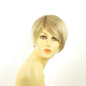 Perruque femme courte blond méché blond très clair alexandra 15t613 - Imagen 1 de 8