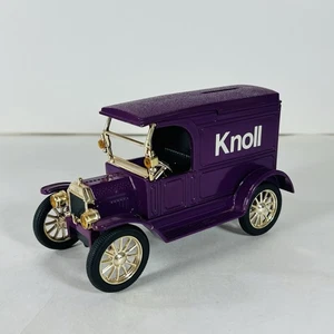 Ford Model T Van Ertl 1917 Knoll Diecast Metal Coin Bank Vintage *Missing Door* - Picture 1 of 15