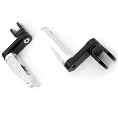 SHINOBI Silver Front 40mm Extended Foot Pegs For CBR250RR MC22 91-94 95 96 97 98 - Image 1 of 4