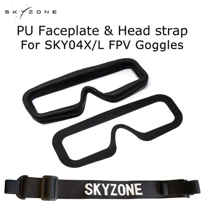Skyzone SKY04X/L FPV Goggles Head Strap Faceplate Mask Magic Stick Loop Tape - Image 1 of 4